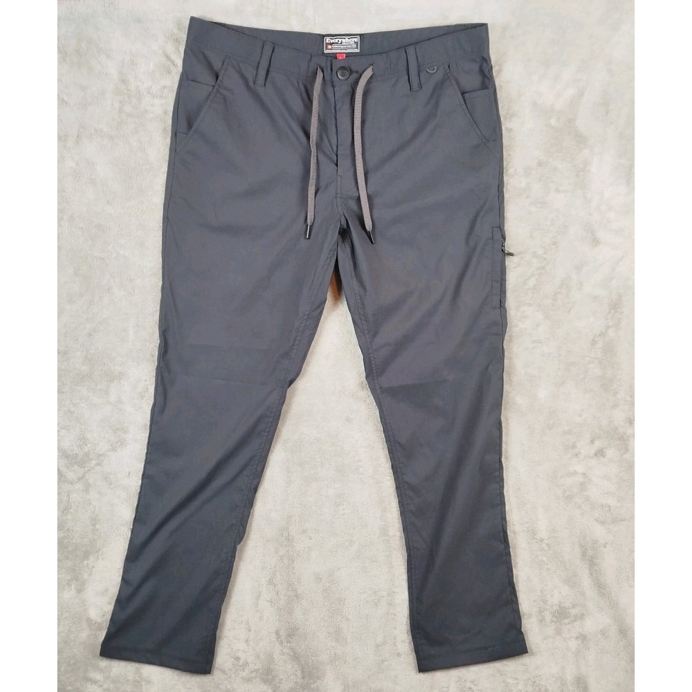 686 Everywhere Stretch‎ Jogger Pants Mens L Black Outdoor Gorpcore Hiking